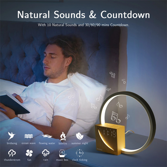 Bedside Touch Lamp With Natural Sounds